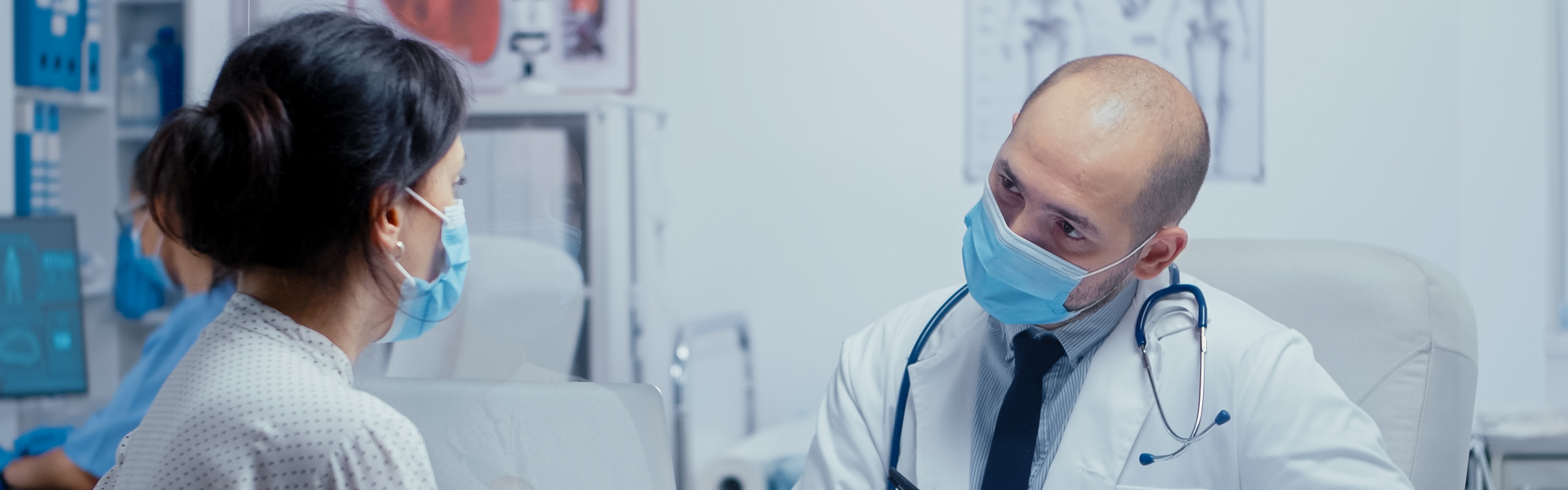 doctor talking to a patient